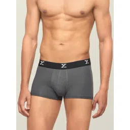 XYXX Charcoal Grey Regular Fit Trunks-picture-42