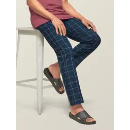 xyxx Checkmate Intellieaze Combed Cotton Checks Men Pyjama-picture-21