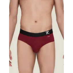 XYXX Dark Maroon & Navy Regular Fit Briefs - Pack of 2-picture-48