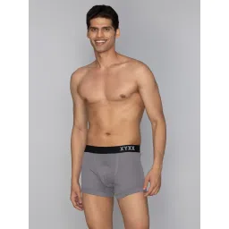 XYXX Grey Cotton Trunks - Pack of 2 image 5