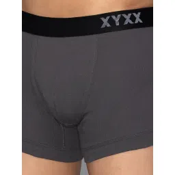 XYXX Grey Cotton Trunks - Pack of 2 image 4