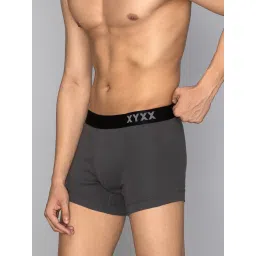 XYXX Grey Cotton Trunks - Pack of 2 image 3
