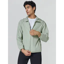 XYXX Hooded Lightweight Parka with Embroidered Jacket image 1