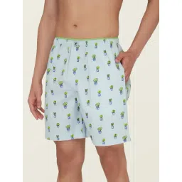 XYXX Light Blue Printed Boxers-picture-12