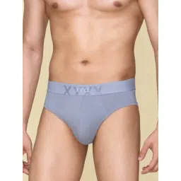 XYXX Light Grey Cotton Briefs-picture-19