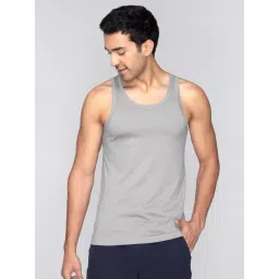 XYXX Light Grey Round Neck Vest-picture-27