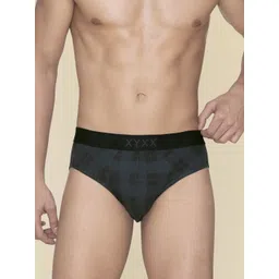 XYXX Men Checked Basic Briefs XYBRF179-image-15
