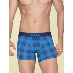 XYXX Men Checked Breathable Trunk XYTRNK181-image-20