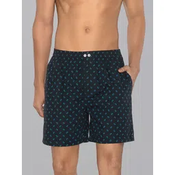 XYXX Men Navy Blue & Green Super Combed Pure Cotton Comfort Fit Boxers XYBOX59-picture-37