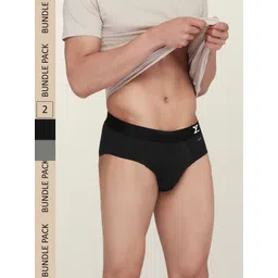 XYXX Men Pack of 2 Aero Super Combed Cotton Briefs  XYBRF2PCKN451-picture-29