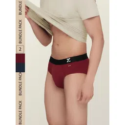 XYXX Men Pack Of 2 Aero Super Combed Cotton Briefs XYBRF2PCKN454-picture-34