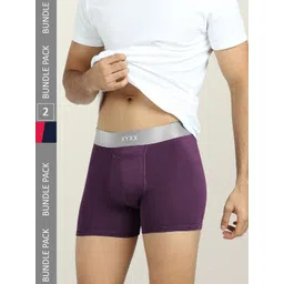 XYXX Men Pack Of 2 Anti-Microbial Modal Light Weight Sweat Wicking Trunks-picture-18