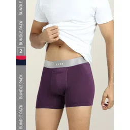 XYXX Men Pack Of 2 Anti-Microbial Modal Trunks-picture-20