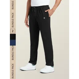 XYXX Men Pack Of 2 Black Antimicrobial Cotton Modal Casual Lounge Pant with Zipper Pocket-picture-22