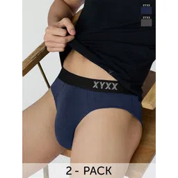 XYXX Men Pack of 2 Combed Cotton Pace Briefs-picture-24