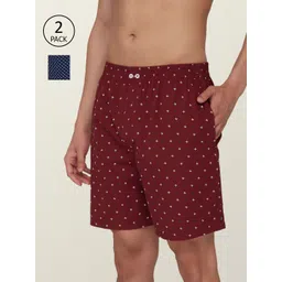 XYXX Men Pack Of 2 Comfort Fit Super Combed Pure Cotton Astor Boxer-picture-26