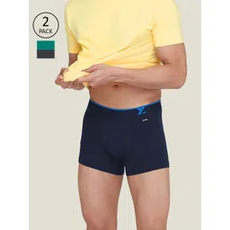 XYXX Men Pack Of 2 Traq Silver Cotton Trunk-picture-19