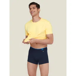 XYXX Men Pack Of 2 Traq Silver Cotton Trunk image 2