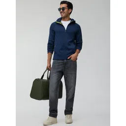 XYXX Men Regular Fit Solid Hooded Jacket image 3