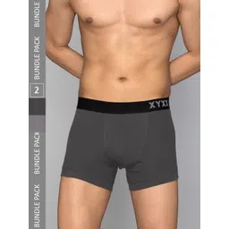 XYXX Men Solid Pack Of 2 Combed Cotton Pace Trunk XYTRNK2PCKN626-picture-17