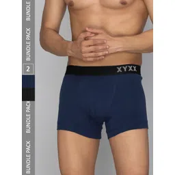 XYXX Men Solid Pack Of 2 Combed Cotton Pace Trunk XYTRNK2PCKN633-picture-21