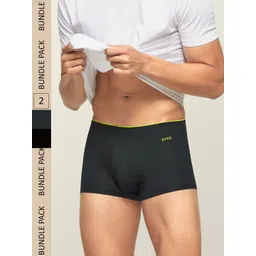 XYXX Men Solid Pack Of 2 Uno IntelliSoft Micro Modal Trunk-picture-49