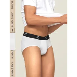 XYXX Men Solid Pack Of 3 ACE IntelliSoft Modal Briefs-picture-24