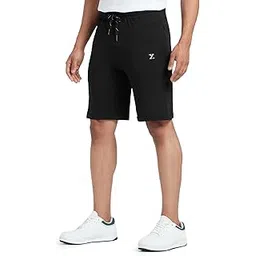 xyxx Men's Ace Cotton Regular Fit Solid Shorts with Side Pockets and No Marks Waistband-picture-35