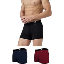xyxx Men's Aero Super Combed Cotton Regular Fit Solid Antimicrobial Trunks with No Marks Waistband (Pack of 3)-picture-33
