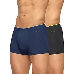 xyxx Men's Micro Modal Briefs - Uno Underwear for Men Pack of 3 (L; Dress Blue+Coral Grey+Dress Blue)-picture-28