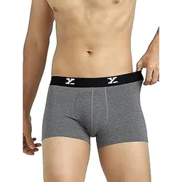 xyxx Men's Micro Modal Trunks - Ace Underwear for Men (XL; Dark Grey Melange)-picture-20