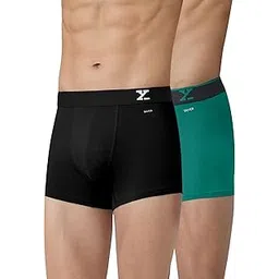 xyxx Men's Super Combed Cotton Regular Fit Solid Antibacterial Trunks with No Marks Waistband (Pack of 2)-picture-29