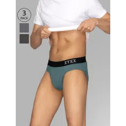 XYXX Multicolor Cotton Briefs - Pack of 3-picture-26