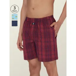 XYXX Multicolor Cotton Relaxed Fit Printed Boxers - Pack Of 3-picture-15