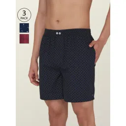 XYXX Multicolor Cotton Relaxed Fit Printed Boxers - Pack Of 3-picture-35
