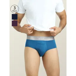 XYXX Multicolor Micro Modal Briefs - Pack of 3-picture-18