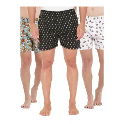 XYXX Multicolor Printed Cotton Boxers (Pack Of 3)-picture-45