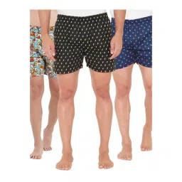 XYXX Multicolor Printed Cotton Boxers (Pack Of 3)-picture-39