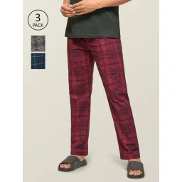 XYXX Multicolor Printed Pyjamas - Pack of 3-picture-22