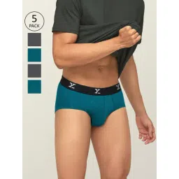 XYXX Multicolor Regular Fit Briefs - Pack Of 5-picture-24