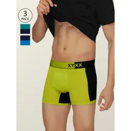XYXX Multicolored Regular Fit Trunks -Pack Of 3-picture-46