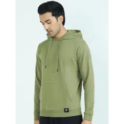 XYXX Olive Regular Fit Hooded Sweatshirt-picture-46