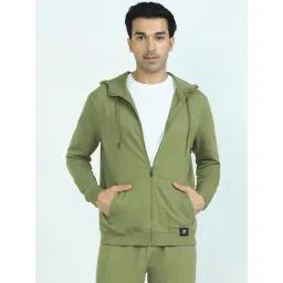 XYXX Olive Relaxed Fit Hooded Sweatshirt-picture-32