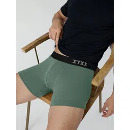 xyxx Pack of 1 Odour-free comfort Cotton PACE Underwear Solid Men Trunk-picture-10