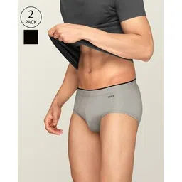 xyxx Pack of 2 Briefs with Brand Print-picture-14