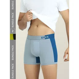 XYXX Pack of 2 Colourblocked IntelliSoft Antimicrobial Trunks XYTRNK2PCKN557-picture-28