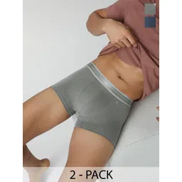 XYXX Pack Of 2 Crest IntelliCraft Supima Cotton Modal Trunks XYTRNK2PCKN700-picture-35