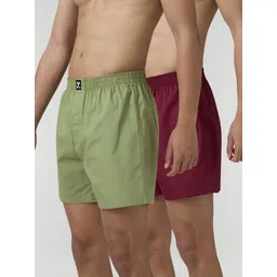 xyxx Pack of 2 IntelliEaze 100% Super Combed Cotton PACE Solid Men Boxer-picture-34