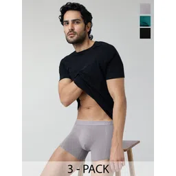 XYXX Pack Of 3 Crux IntelliFresh Mid-Rise Cotton Trunks XYTRNK3PCKN892-picture-25