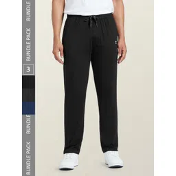 XYXX Pack of 3 Solid Antimicrobial Cotton Modal Casual Lounge Pant with Zipper Pocket-picture-14